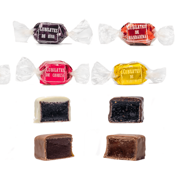 Cubinetes  de Higo, Cereza, Mandarina y Albaricoque