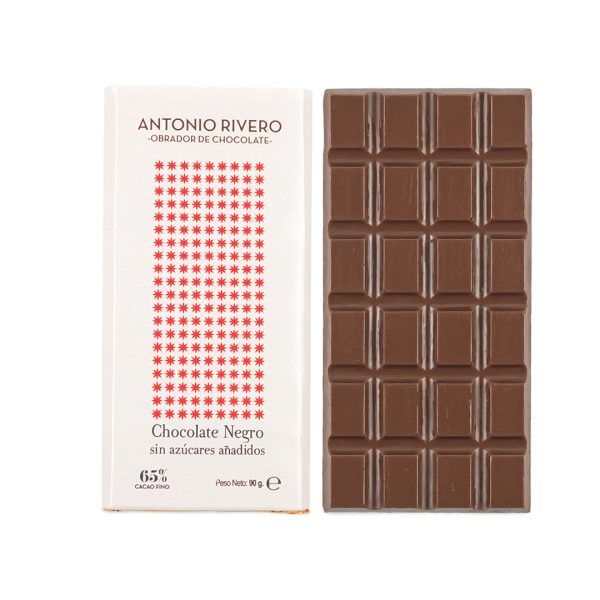 chocolate sin azúcar 65% cacao