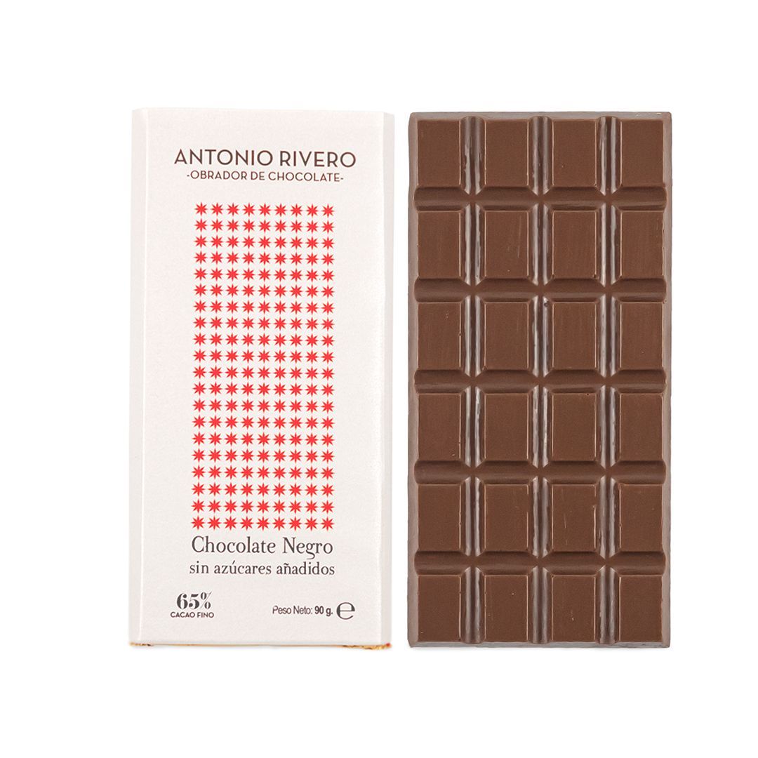 chocolate sin azúcar 65% cacao